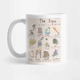 Astrological Signs as forest treasures Mug